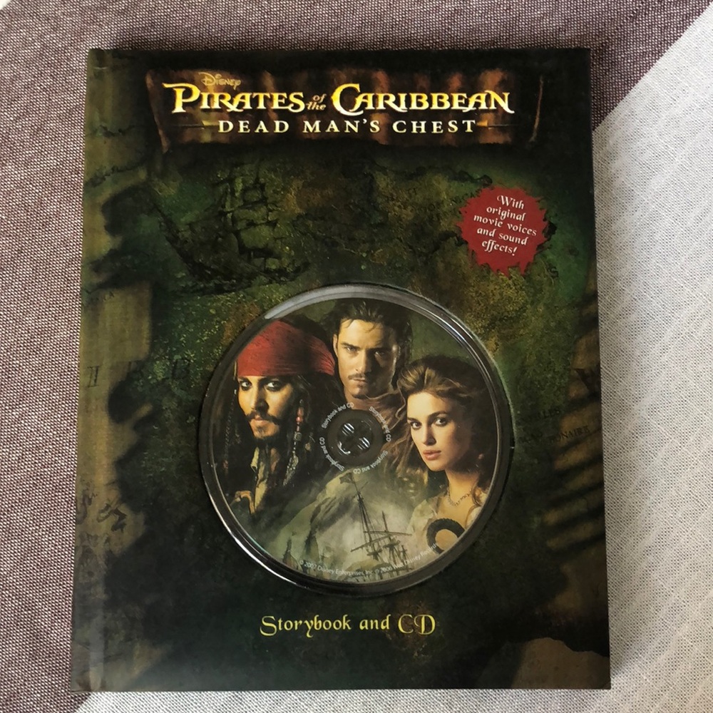 Disney Pirates of the Caribbean book and CD